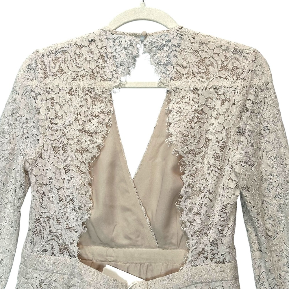 Revolve Jetset Diaries M Voyage Romper Lace Long Sleeve Open Back J12161021 NWT - Picture 15 of 15